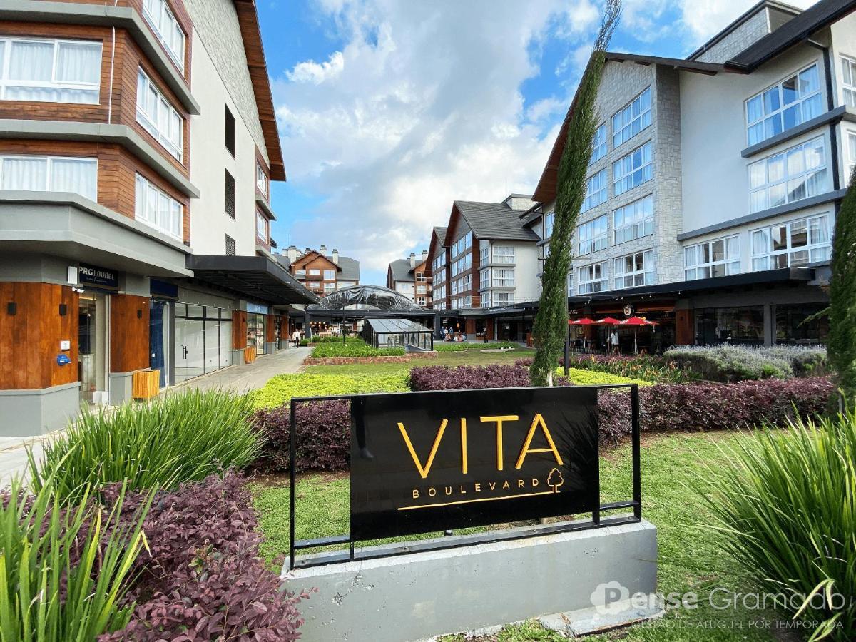 Apartamento 2 Suites - 650M Da Rua Coberta Грамаду Экстерьер фото